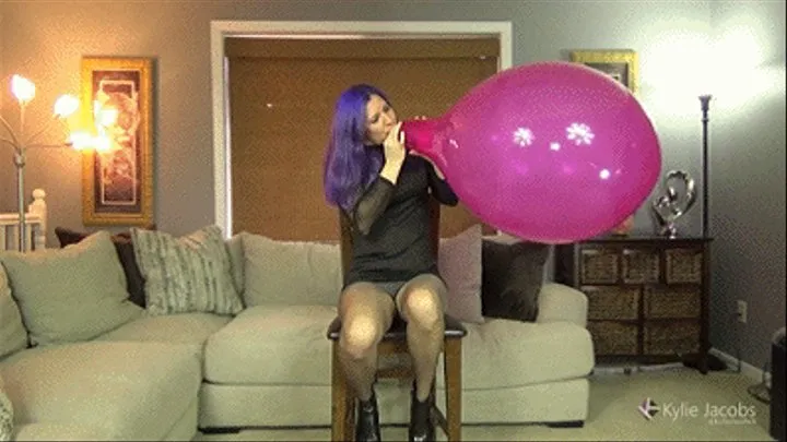 7 Balloon Blow2Pop Compilation II - Balloon B2p Fetish - Kylie Jacobs