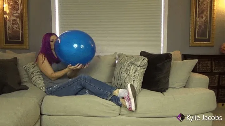 Blue Jeans Wet Balloon Blow2pop