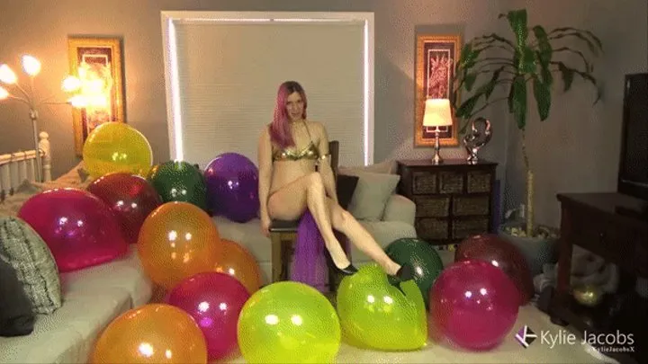 Sexy Genie Pops Big Crystal Balloons