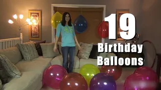 19 Birthday Balloons - REMASTERED - With Subtitles - Kylie Jacobs