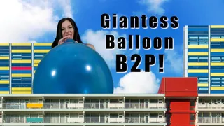 Giantess Inflates an Unbelievably Massive Balloon Until It Pops - Kylie Jacobs
