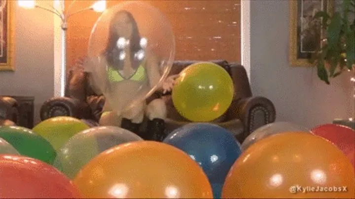 Kylie Pops You! - Balloon Blow2pop Fetish - Kylie Jacobs (Extended Version - )