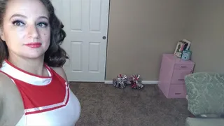 Cheerleader Stripping until Naked