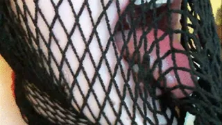 Fishnets On Head & Neck + Tits & Garters - (MP4)