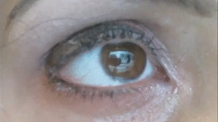 Big Brown Eyes Tearing