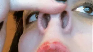Pig Nose Oink Oink Nostril with Stretching & Digging (MP4)