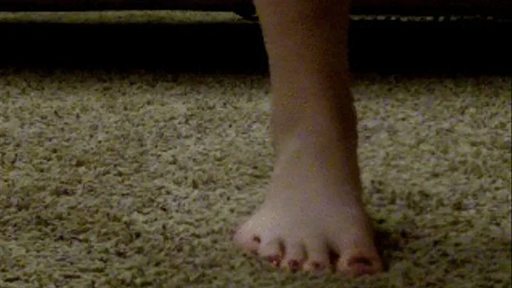 Hopping on One Sexy Foot - Bare Feet