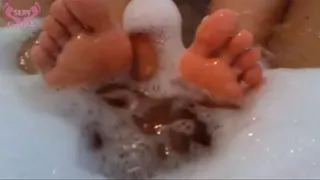 Sexy FootJob - FootJob under Water