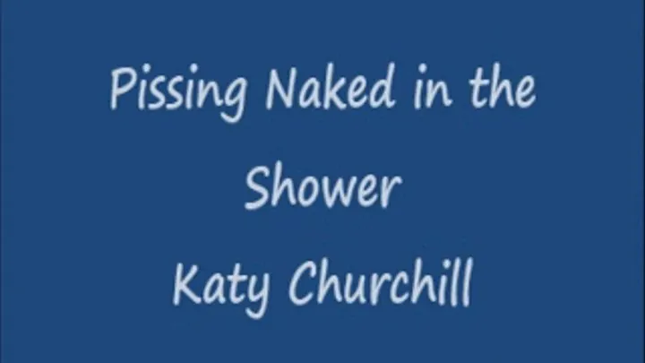 Nude Pissing in the Shower