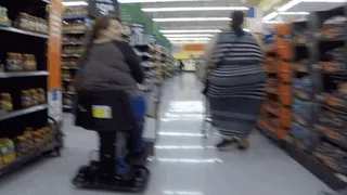 Shopping on a Scooter for Snacks