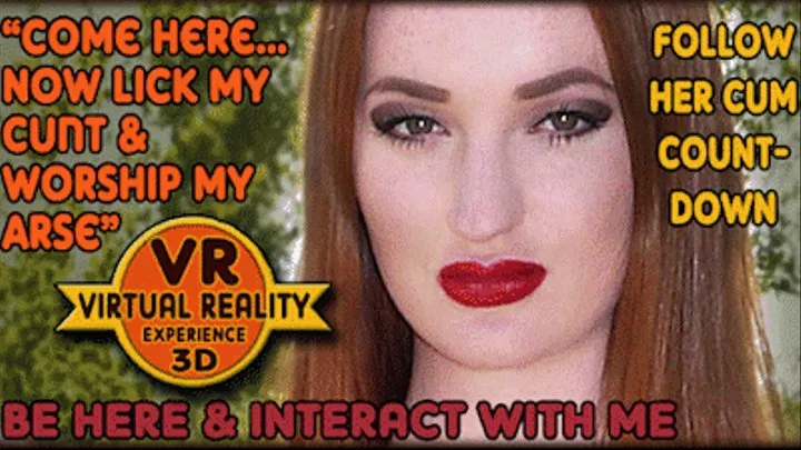 Lick My Cunt - 180VR 3D Femdom