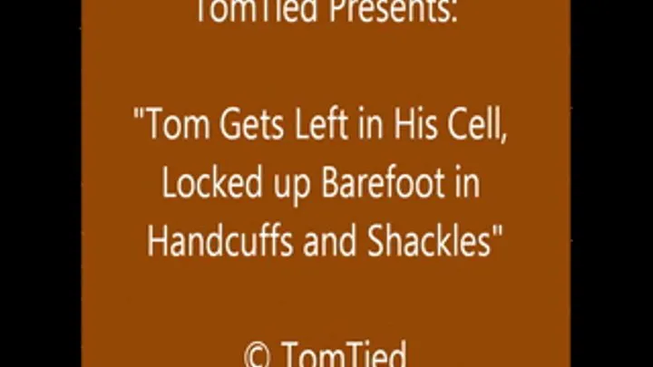 Tom Cuffed in Jail - Part 1 - Std Res