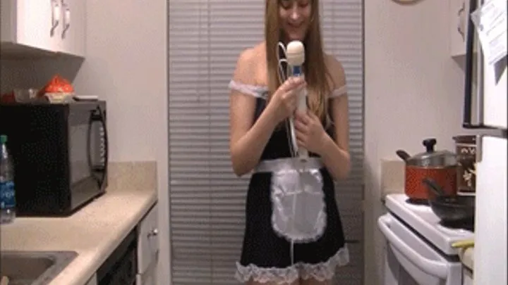 Maid Squirts In The Kitchen