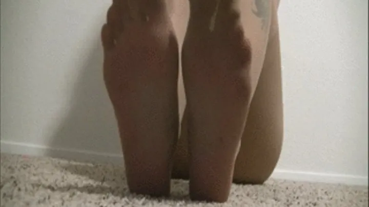 Up Close Pantyhose Feet