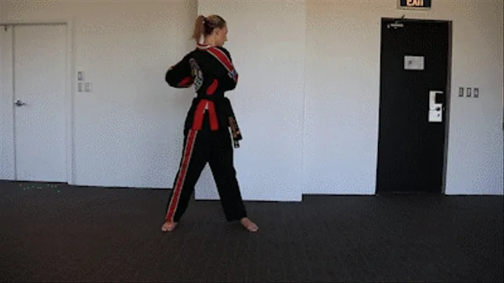 Black Belt Tamar Attacks and Tramples You!