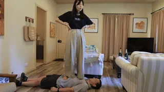 Japanese Dates with Riho - Trample Clip 1