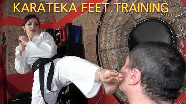 LADY SCARLET - KARATEKA FEET TRAINING mobile