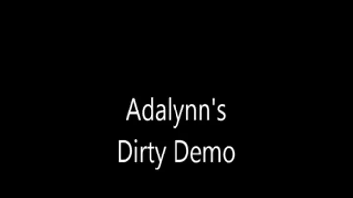 shy adalynn is a dirty girl