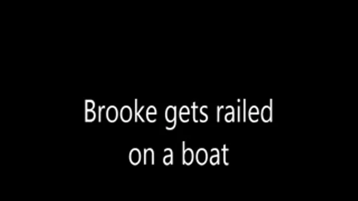 slut fucked on a boat