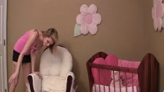 Curious Babysitter Tries On A Diaper And Gets Caught!