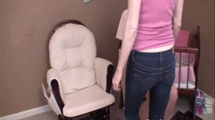 Babysitter's Diaper Punishment: OTK Spanked & Locked In The Cradle While The Laxatives Take Effect