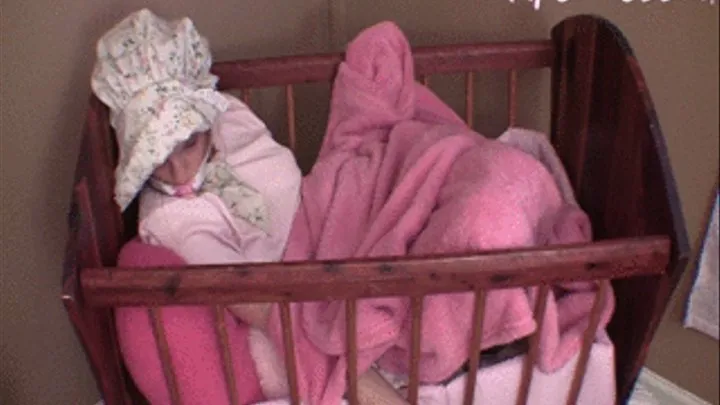 Babysitter's Diaper Punishment: Bella Wakes Up Still Locked In The Cradle & Has To Mess Her Diaper