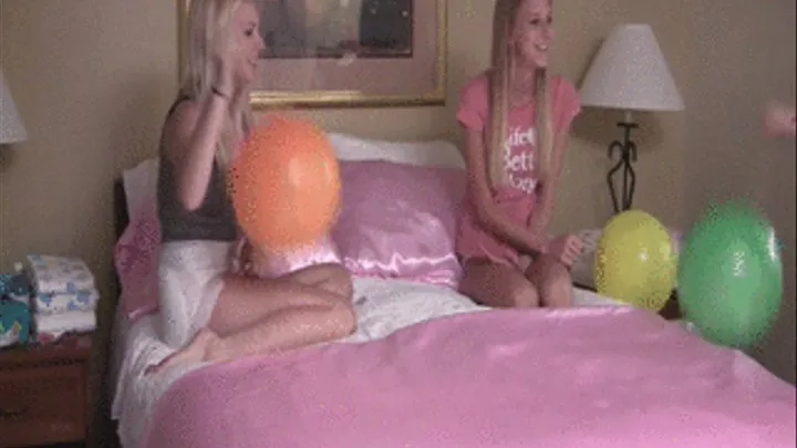 Hot Diapered 19yo's Chassity & Sunny - The Slumber Party & Hot GGG Play Part 1