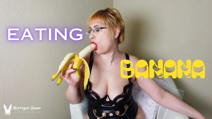 Eating A Banana