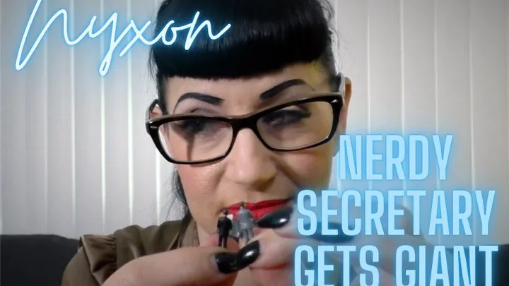 Nyxon Nerdy Secretary Gets Giant Revenge