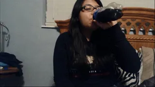 Soda burping