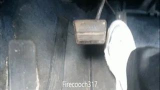 One shoe driving!