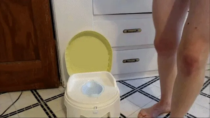 Pee in the potty and fill it up!