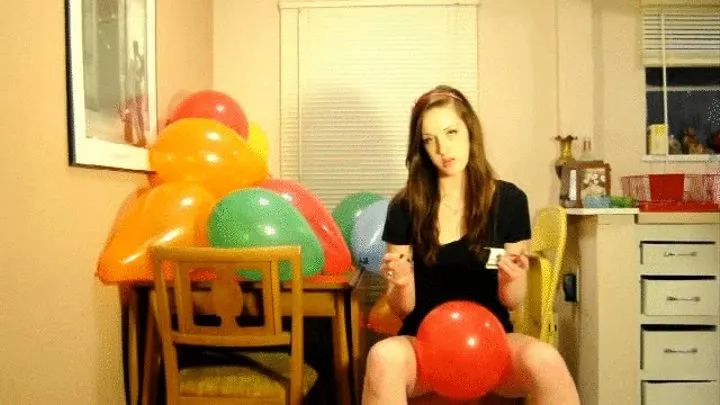 Smoking While Popping Balloons