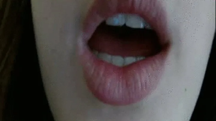 Showing Off My Lips And Mouth