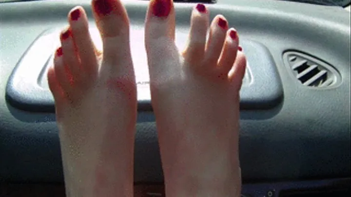 Toe Wiggling In The Car