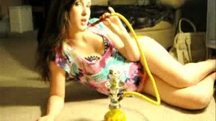 Smoking Hookah Striptease