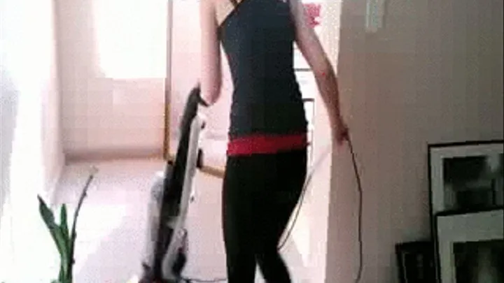 Vacuuming In Jeans