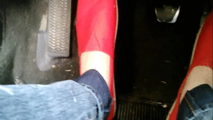 Racecar Driving Pedal Pumping With My Shoes