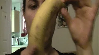 Gooey Teethy Banana Eating