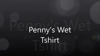 Penny's wet T-shirt