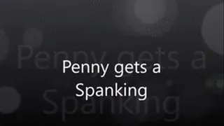 Penny gets spanked