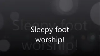 Tired foot worship!!