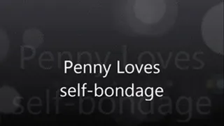 Penny Lee loves self bondage