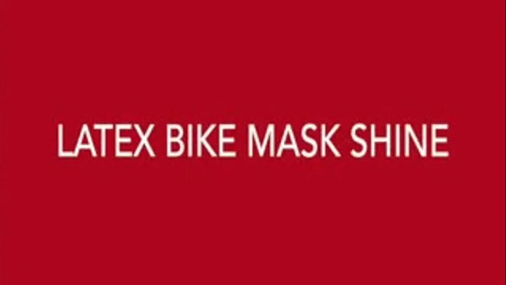 Latex Bike Mask Love