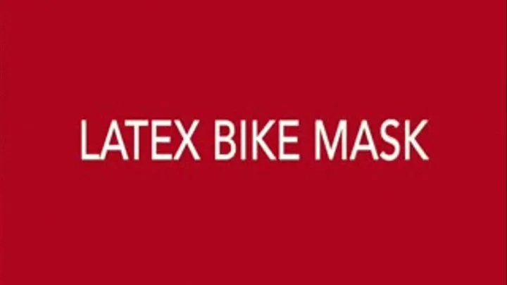 Latex Bike Mask