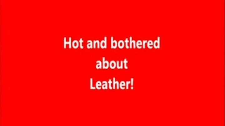 Hot and Bothered for Leather