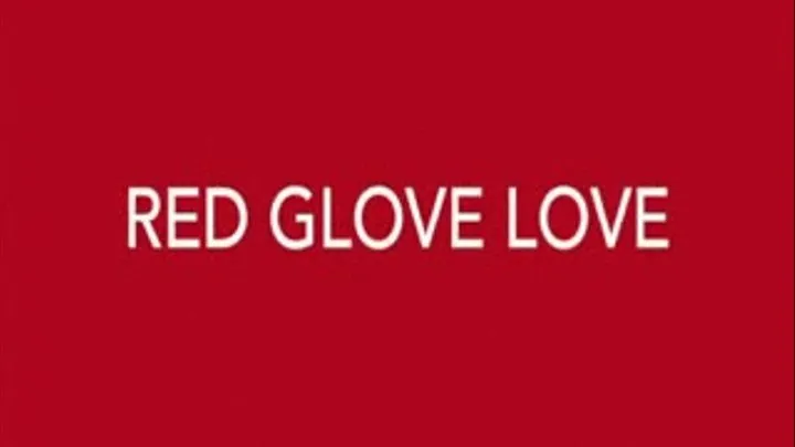 Red Leather Opera Gloves