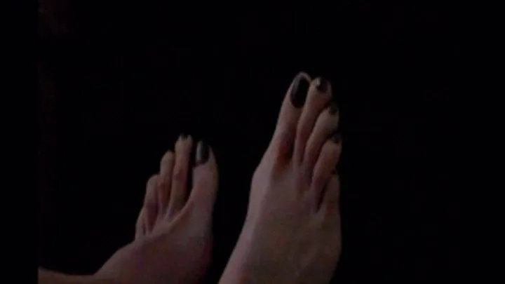 Gabby angular feet playing