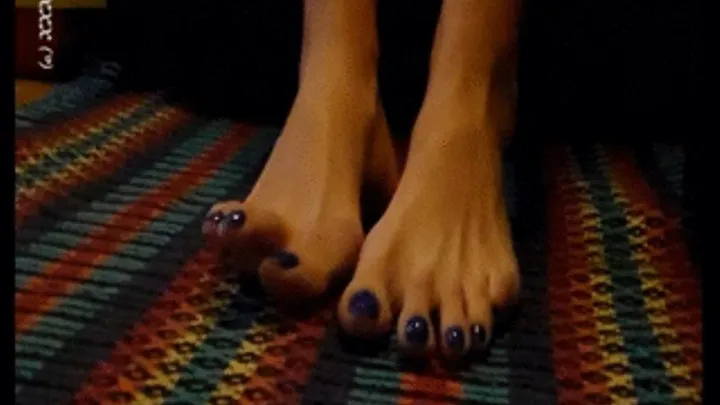 At Gabby's long blue toes