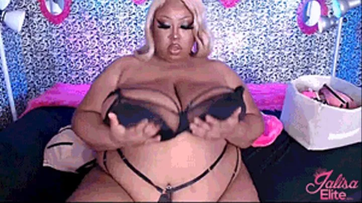 BIG Titty Tight Bra Tease with Cum Countdown